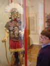 Roman leader with his vine stick